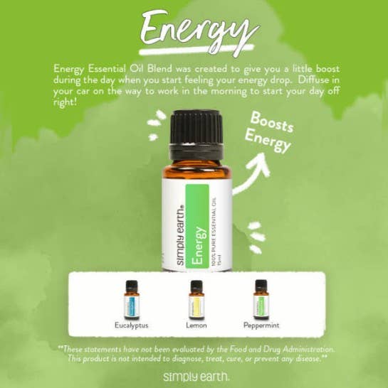 Simply Earth - Energy Essential Oil Blend