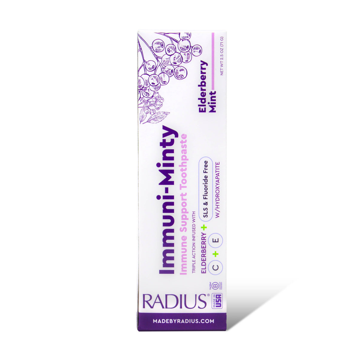 RADIUS - IMMUNI-MINTY Immune Support Toothpaste, Elderberry Mint