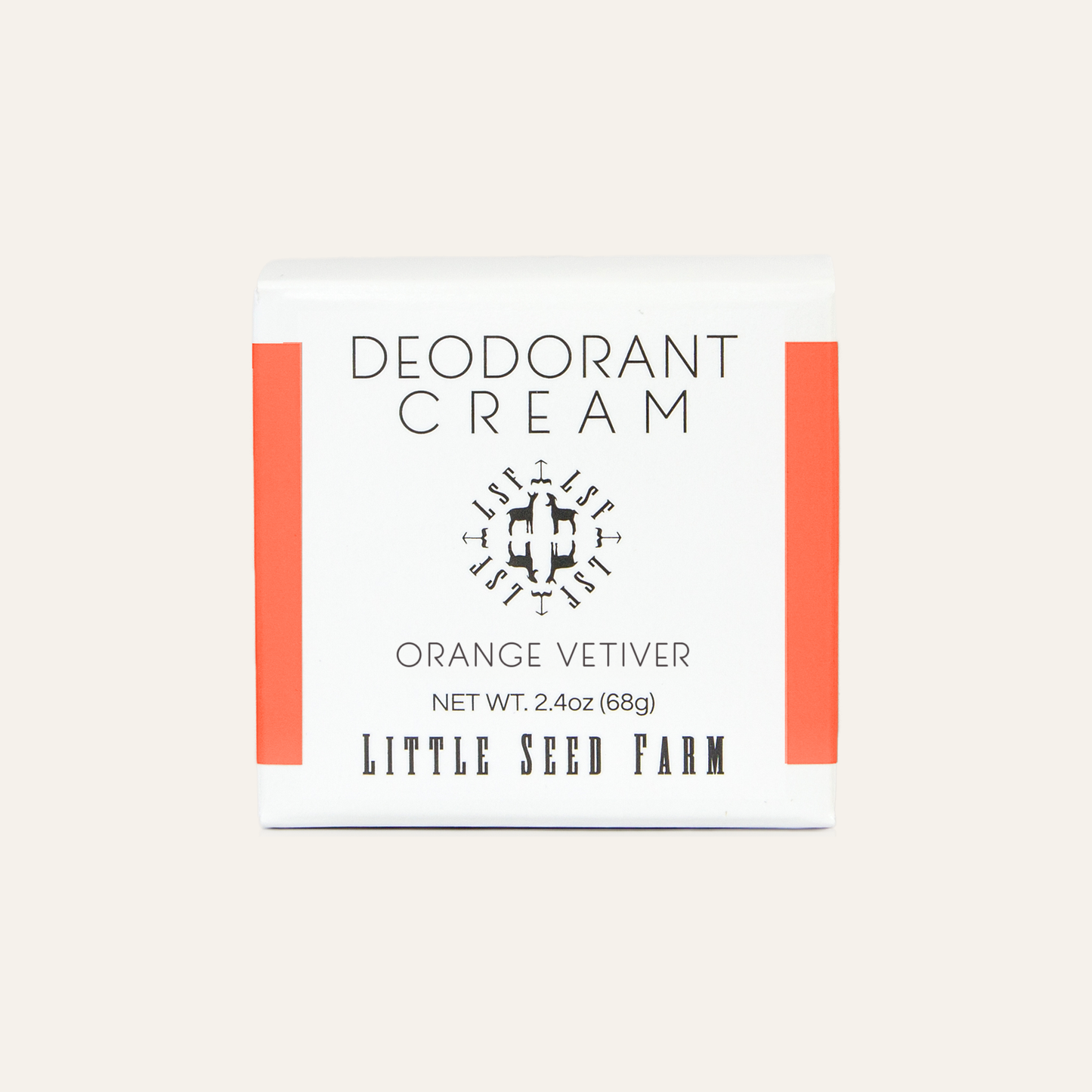 Little Seed Farm - Orange Vetiver Deodorant Cream - Summer Seasonal