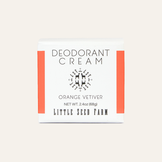 Little Seed Farm - Orange Vetiver Deodorant Cream - Summer Seasonal