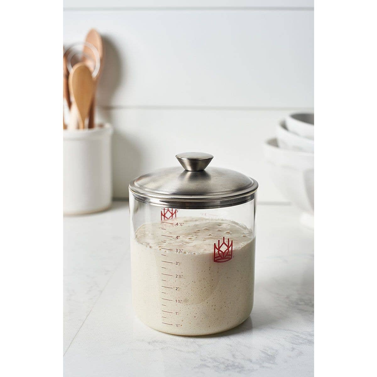 HIC - Harold Import Co. - Glass Sourdough Storage Crock
