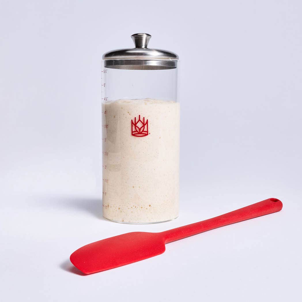 HIC - Harold Import Co. - Petite Glass Sourdough Storage Crock Set