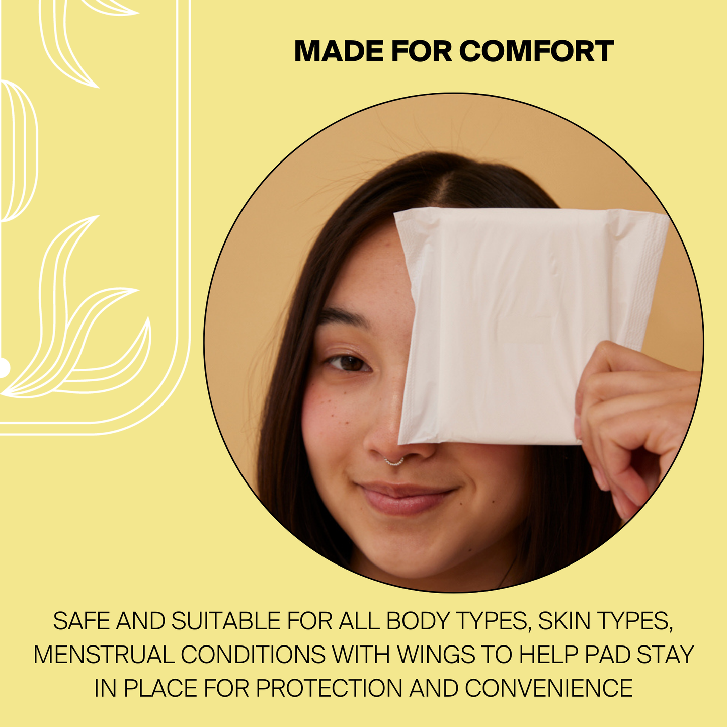 Rif Care - Night Organic Biodegradable Hemp Fiber Long Pads  (10 ct)