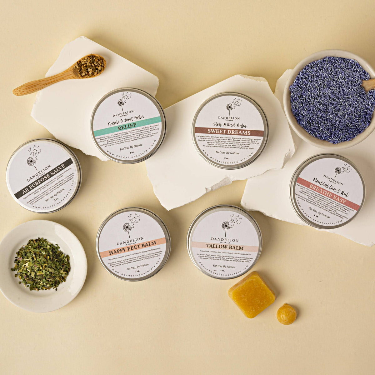 Dandelion Naturals - Relief Muscle & Joint Balm | Pain Salve | Pain Relief | Balm