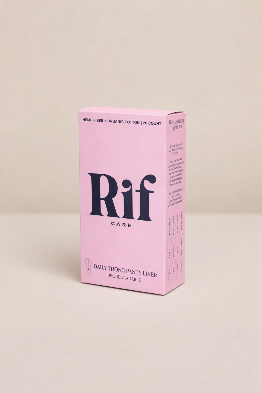 Rif Care - Organic Thong Panty Liners (20 count)