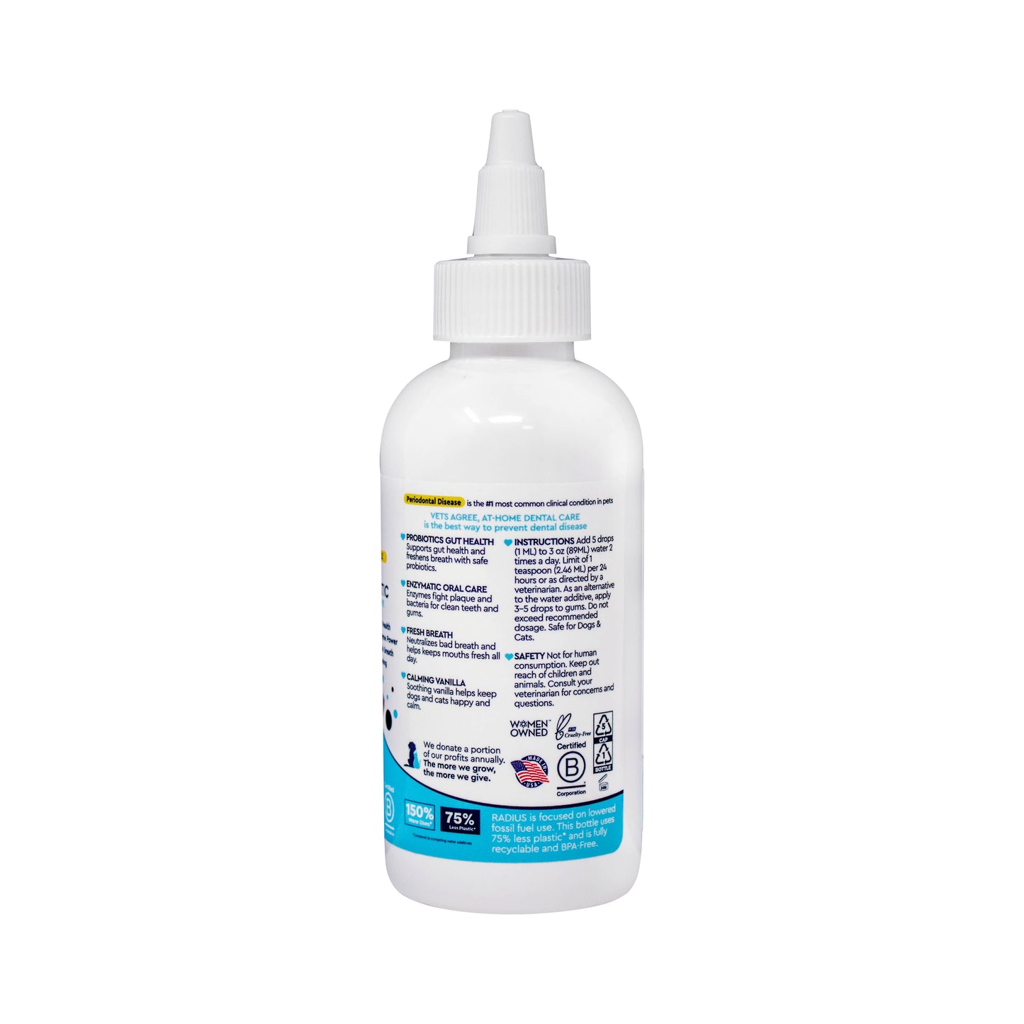 RADIUS - OralPro+ Pet Probiotic Enzymatic Water Additive
