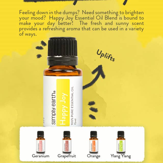 Simply Earth - Happy Joy Essential Oil Blend