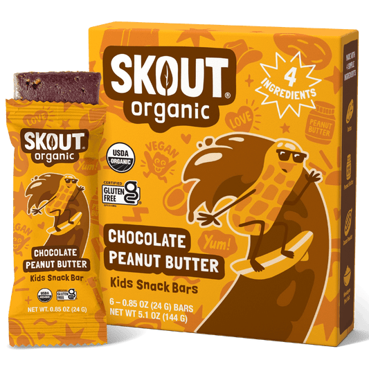 Skout Organic - Skout Organic Chocolate Peanut Butter Kids Snack Bar