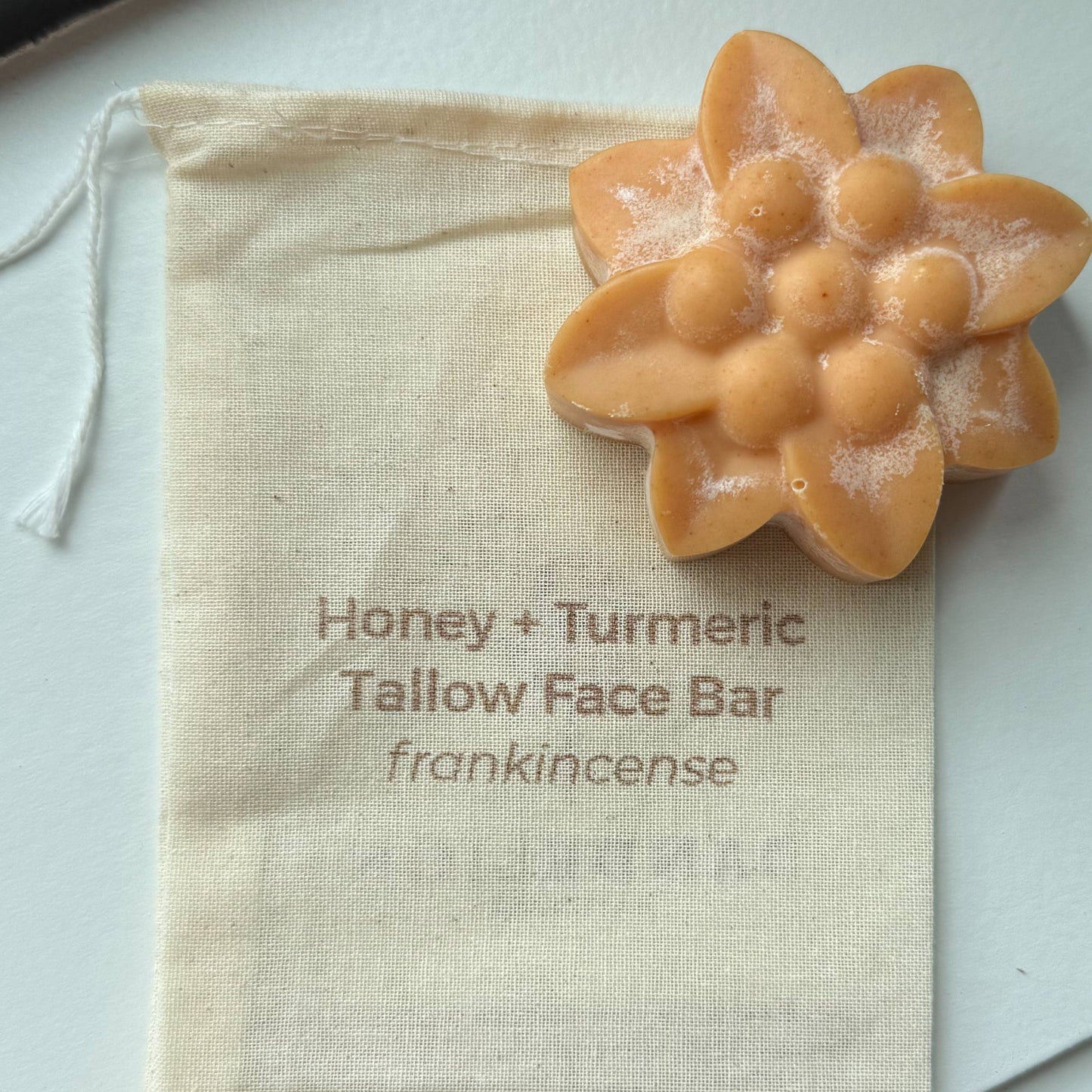 Dandelion Naturals - Honey Turmeric Tallow Face Bar Soap & Frankincense Face Wash