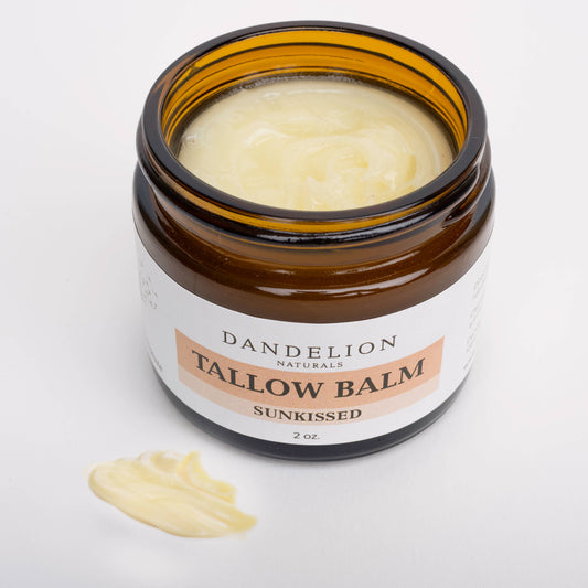 Dandelion Naturals - Citrus Tallow Balm with Organic Jojoba Oil - Sunkissed