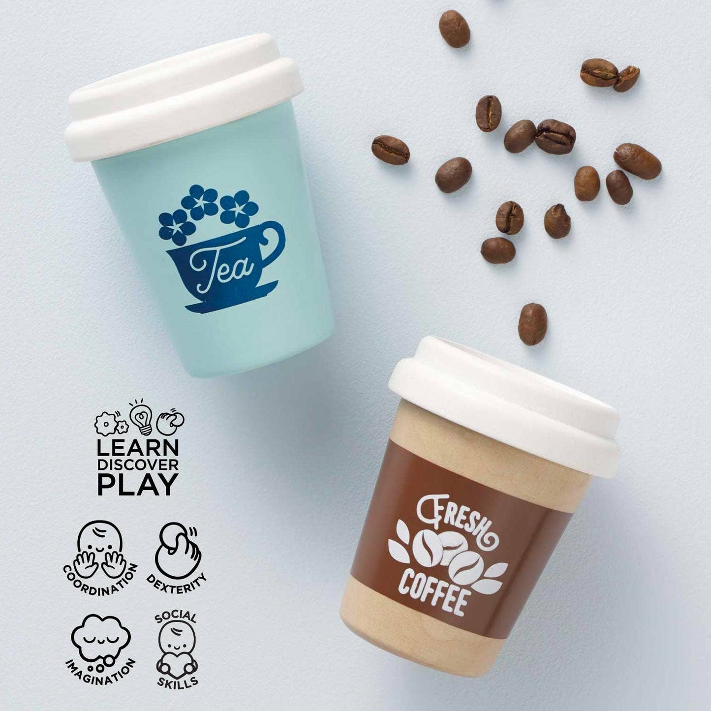 Le Toy Van, Inc. - Tea & Coffee Reuseable Eco Cups