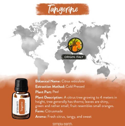 Simply Earth - Tangerine Essential Oil
