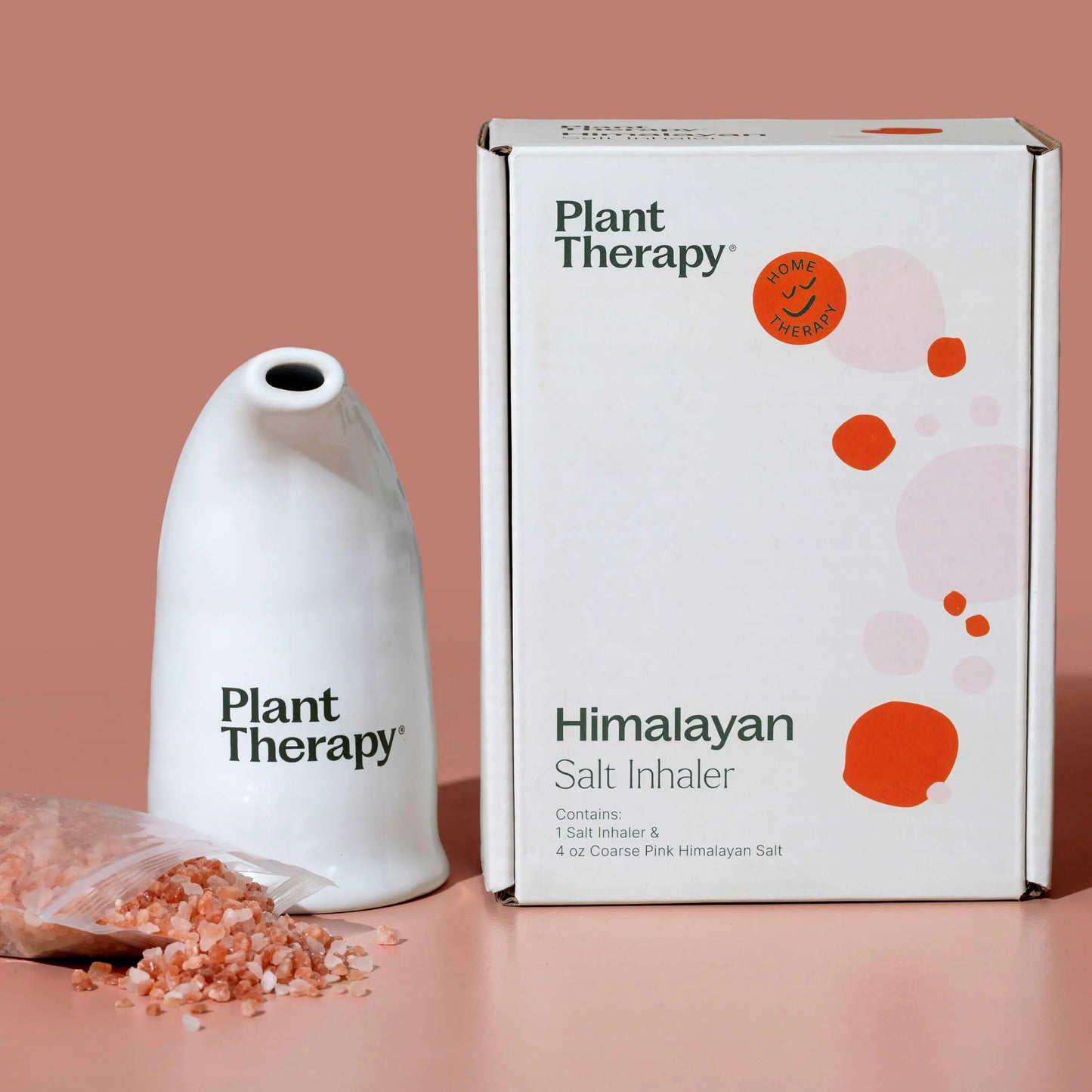 Plant Therapy - Himalayan Salt Inhaler with Pink Salt for Easy Breathing