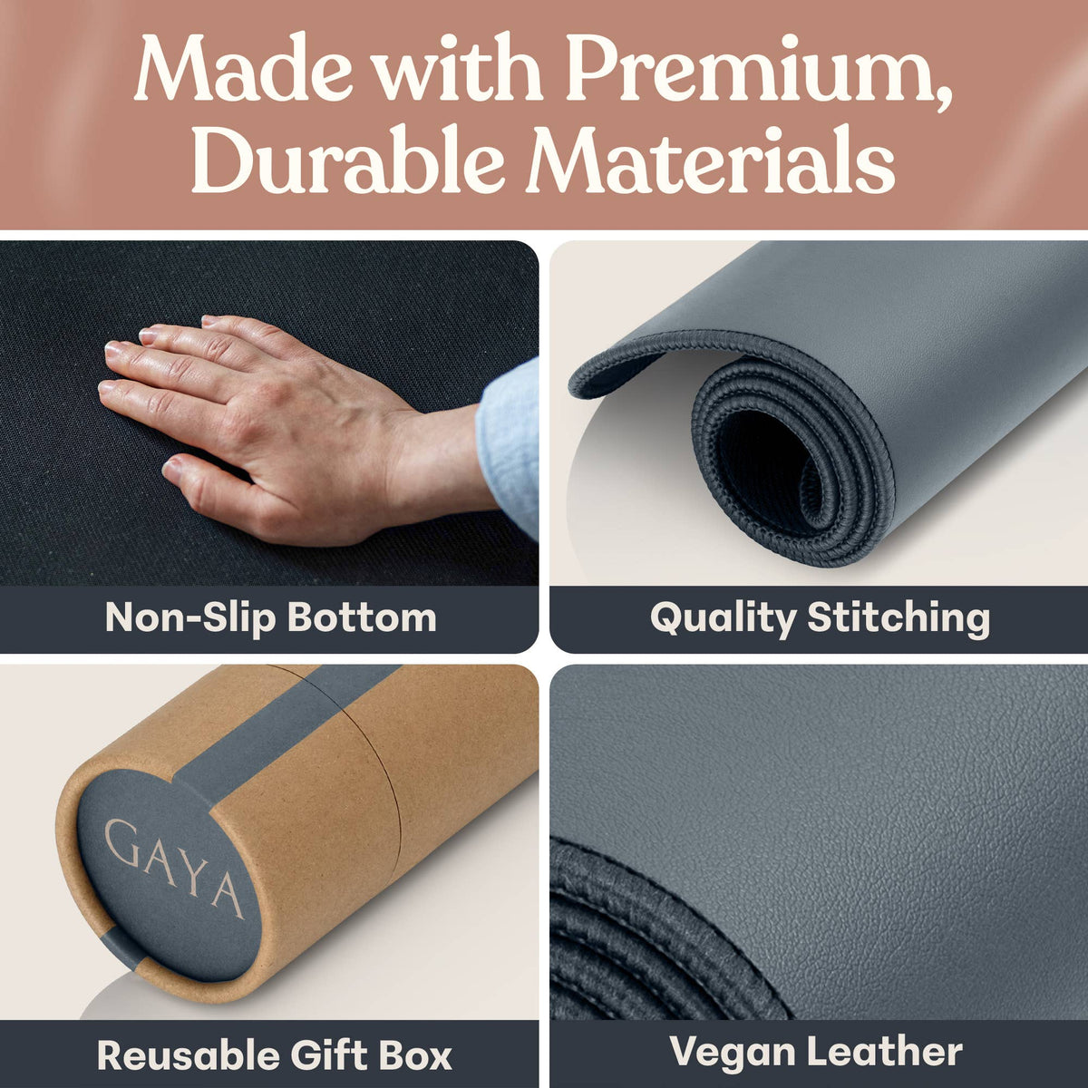 GAYA - Grounding Mat - Improve Sleep & Reduce inflammation, Blue