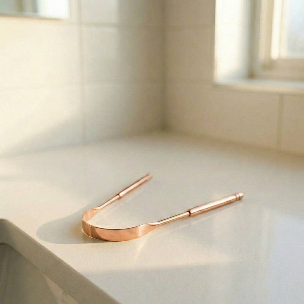 Bamboo Switch - Stainless Steel Tongue Scraper | Dental Bestseller