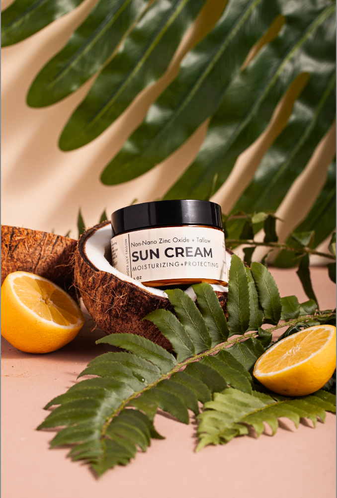Ginger Lily Tallow - Tallow Mineral Sun Cream | Non-Nano Zinc Oxide | Clean