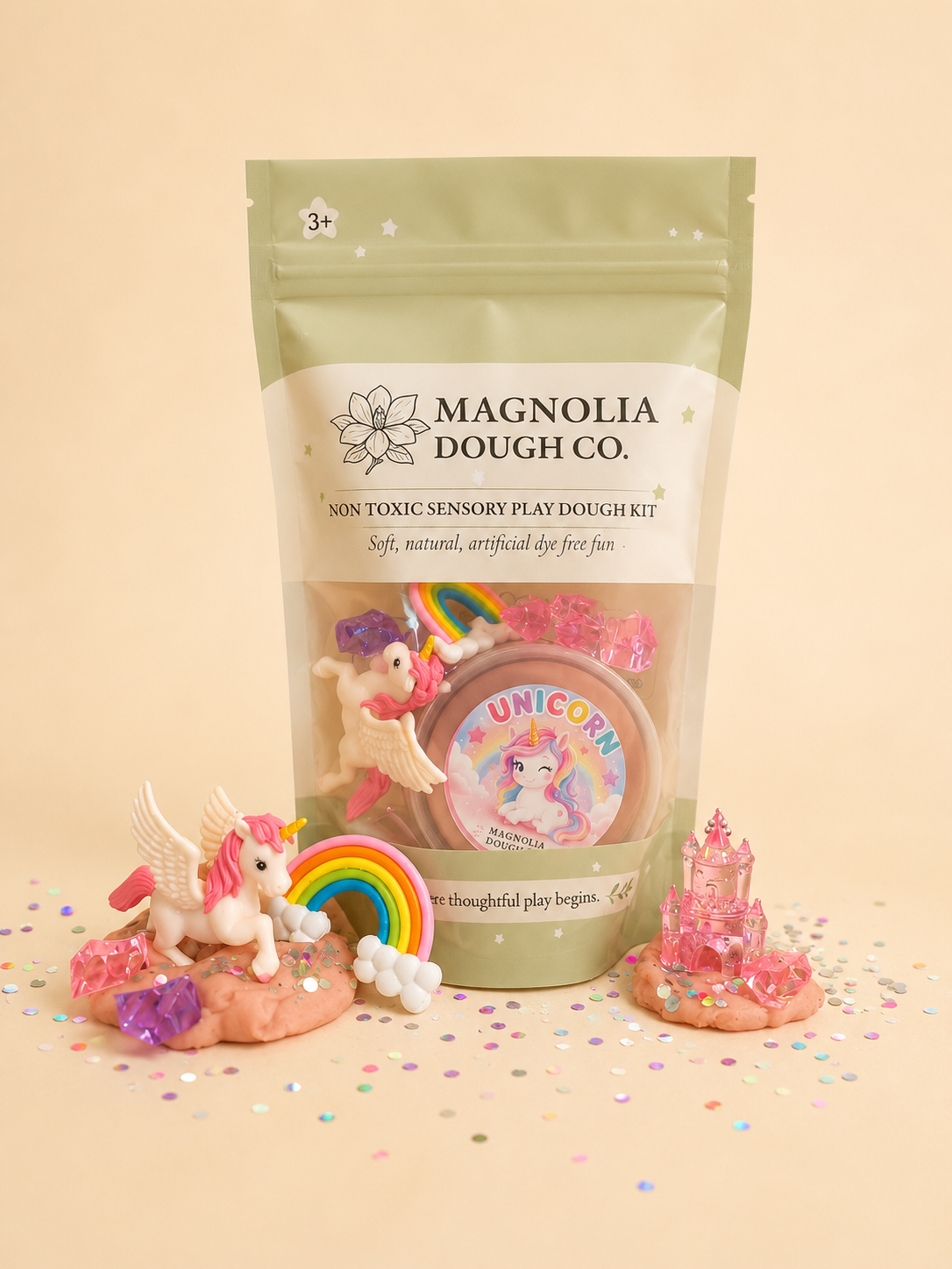 Magnolia Dough Co. - Unicorn Wishes Mini Sensory Kit