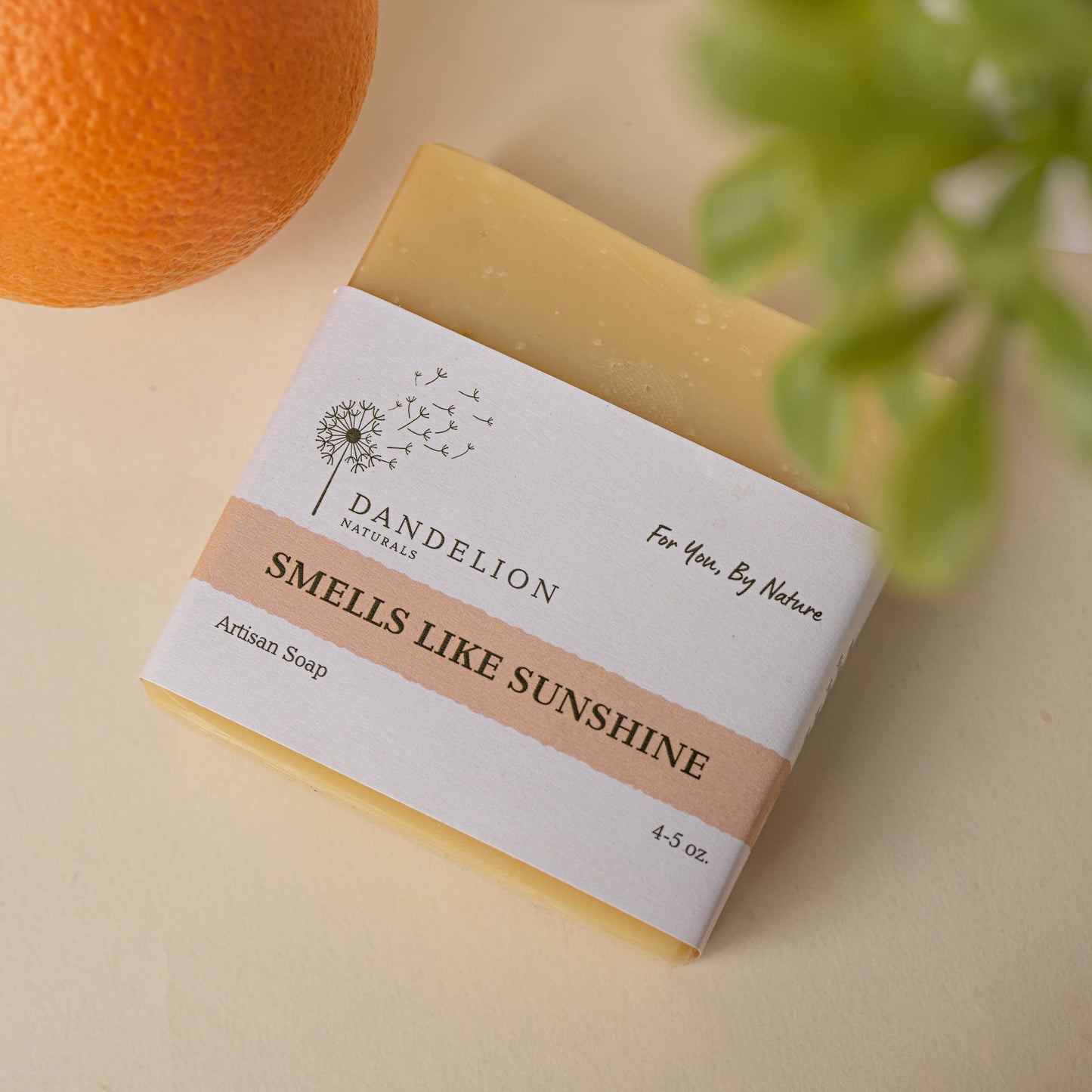 Dandelion Naturals - Smells Like Sunshine Bar Soap | Grapefruit Orange Lemon Soap