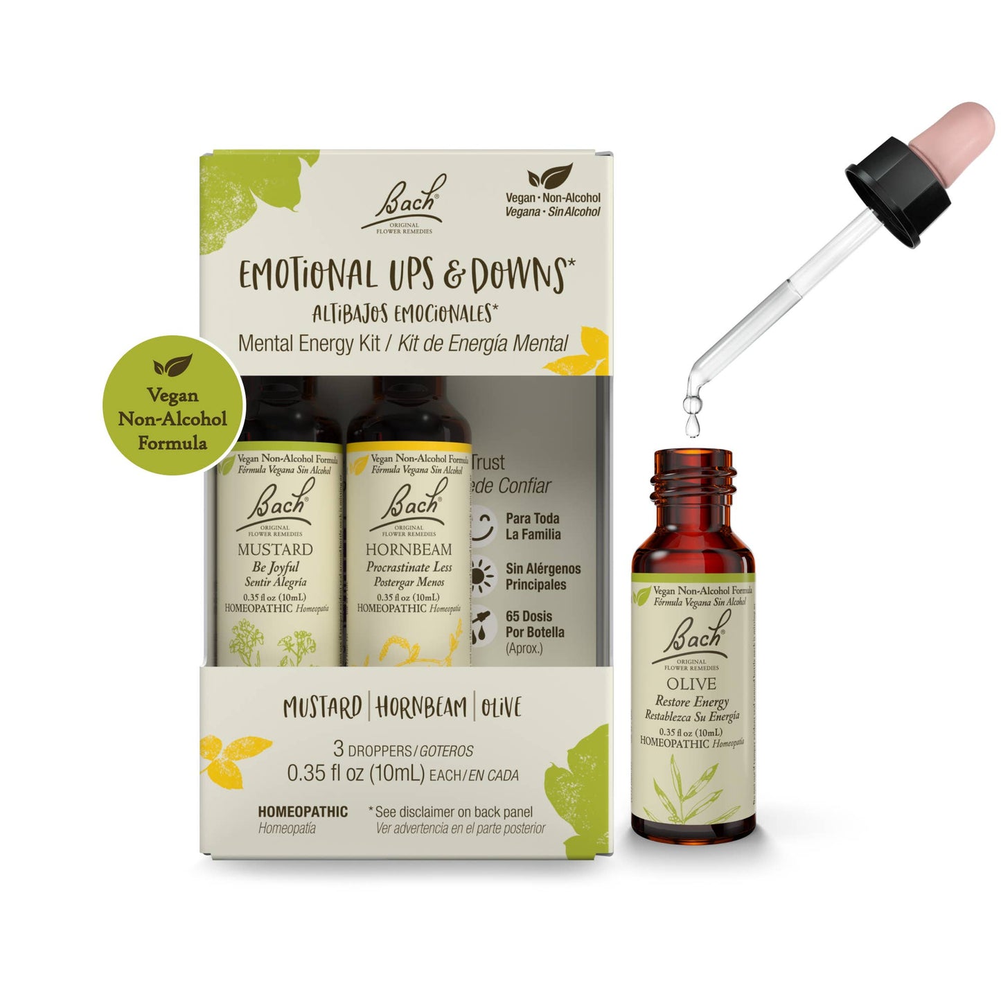RESCUE & Bach Original Flower Remedies - Bach Original Flower Remedies, Emotional Ups/Downs Trio Kit