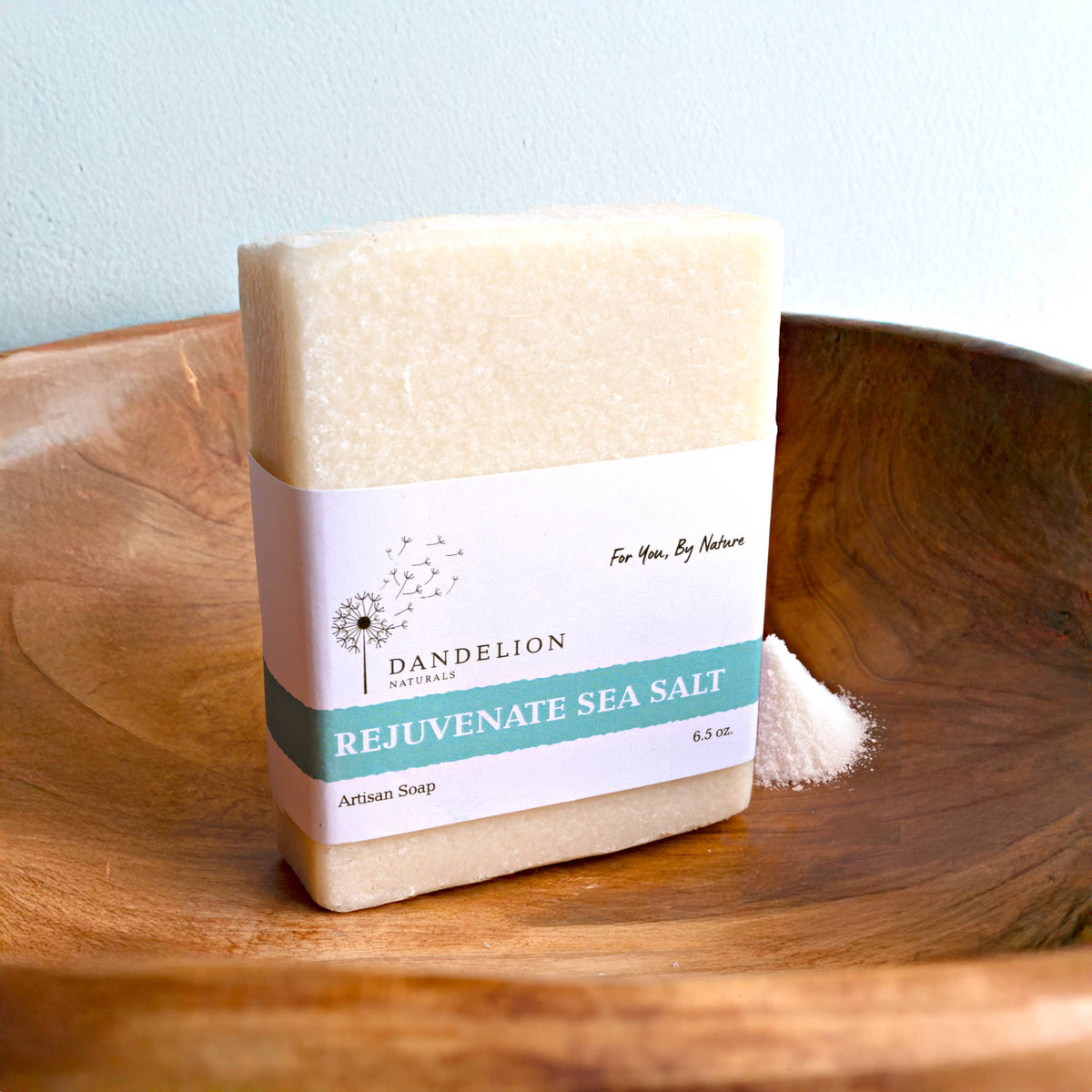 Dandelion Naturals - Rejuvenate Sea Salt Bar Soap | Essential Oil Vegan Bar Soap