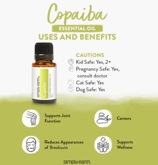 Simply Earth - Copaiba Balsam Essential Oil