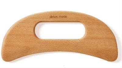 Core Home - Wooden Body Crescent Lymphatic Drainage Tool