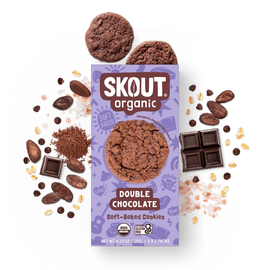 Skout Organic - Skout Organic Double Chocolate Soft Baked Cookies