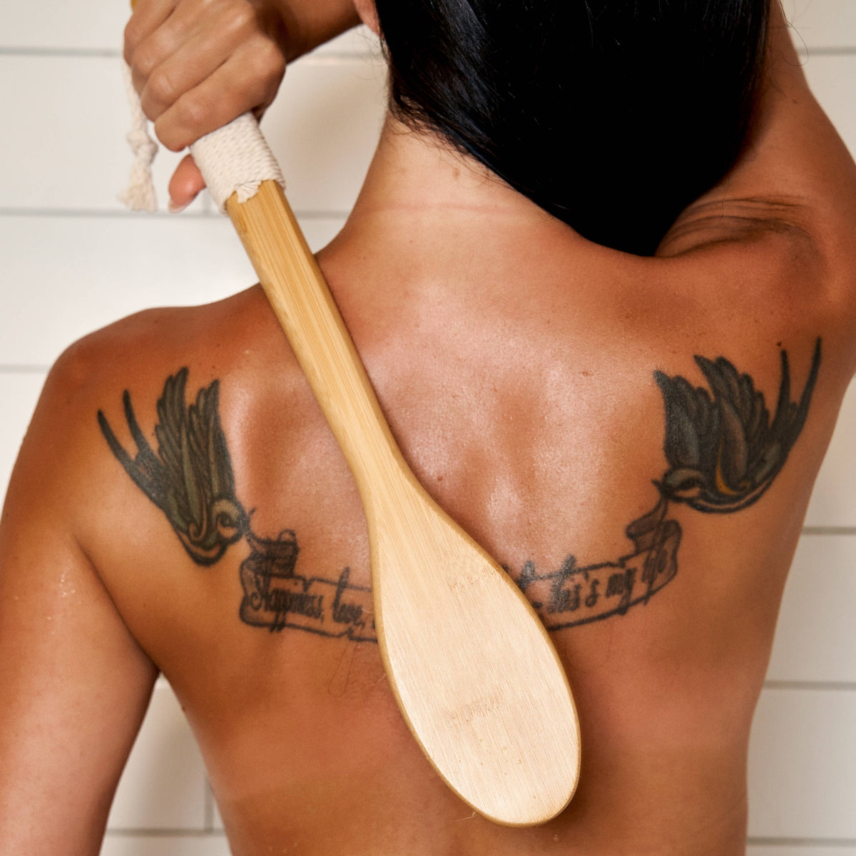 Bamboo Switch - Curved Bamboo Dry Brush