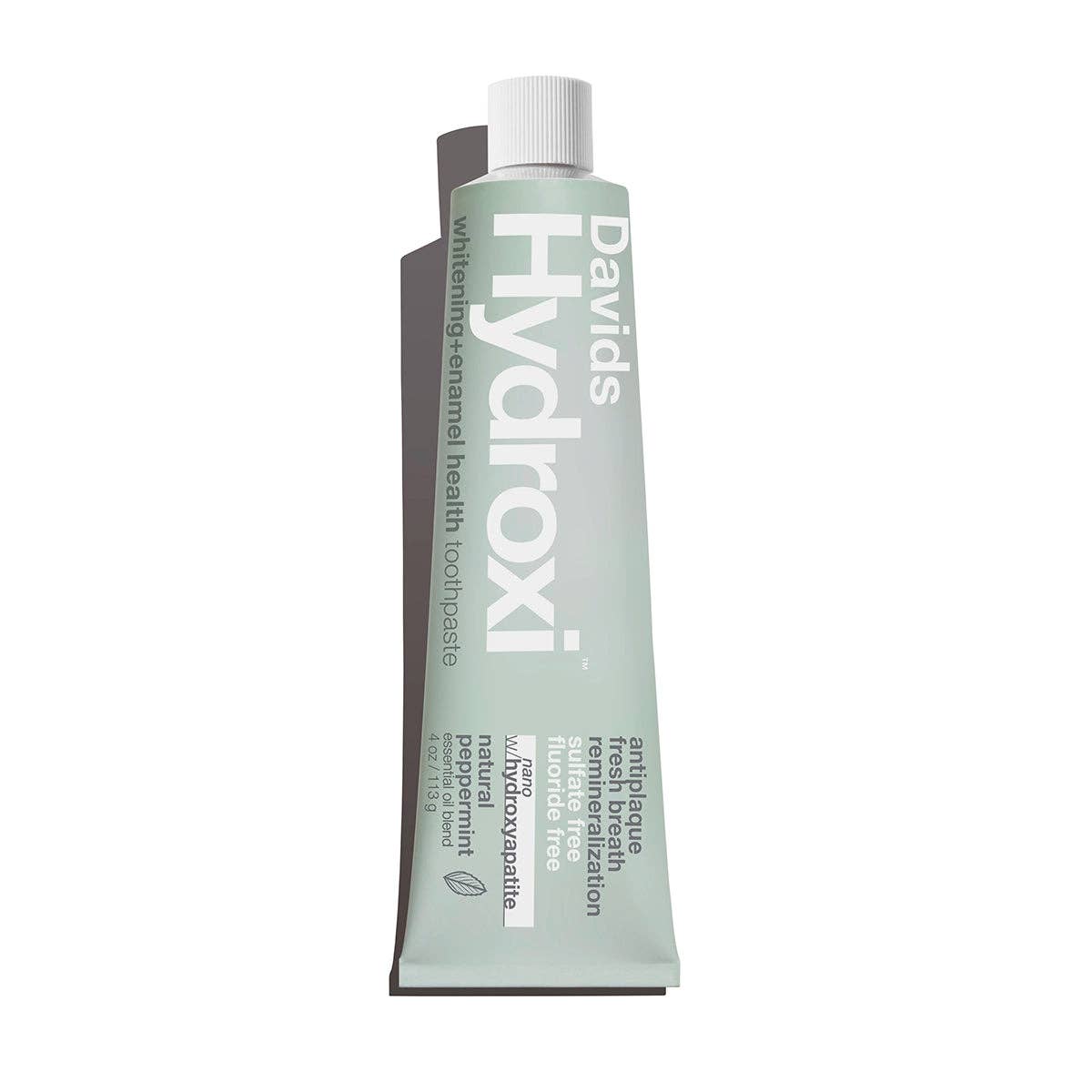 Davids Health Sciences, Inc - Davids Hydroxi™ whitening+enamel health nano hydroxyapatite premium toothpaste / peppermint