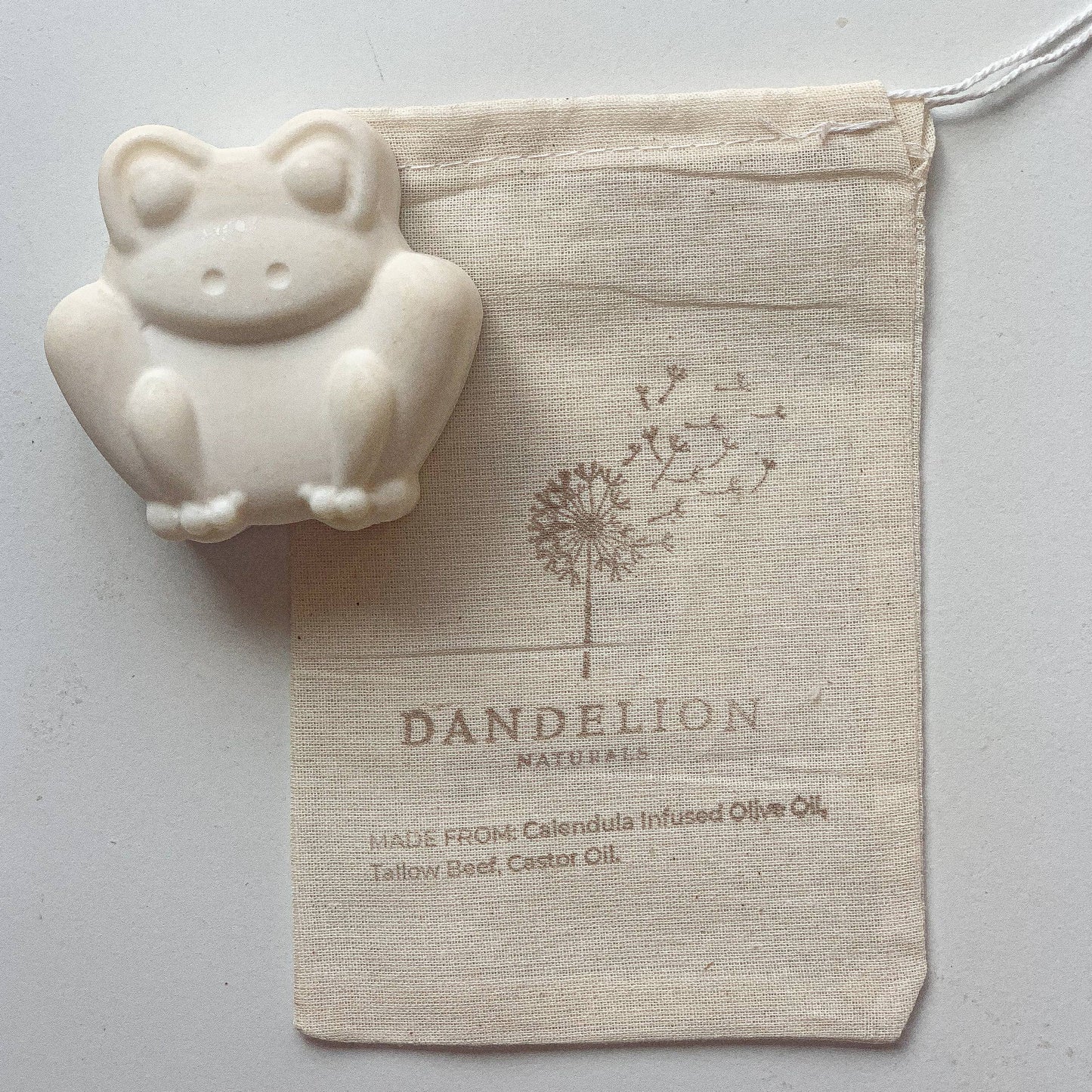 Dandelion Naturals - Frog Tallow Soap | Animal Soap | Kid Soap | Tallow Soap