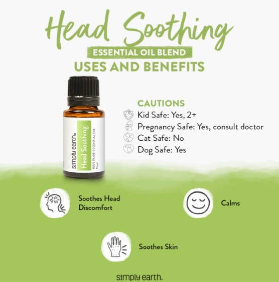 Simply Earth - Head Soothing Essential Oil Blend