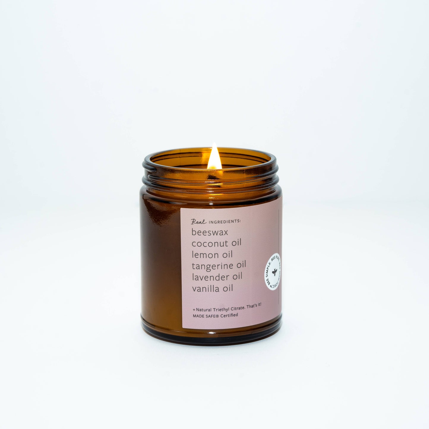 Fontana Candle Co. - Lavender Vanilla Tangerine Beeswax Essential Oil Jar Candle