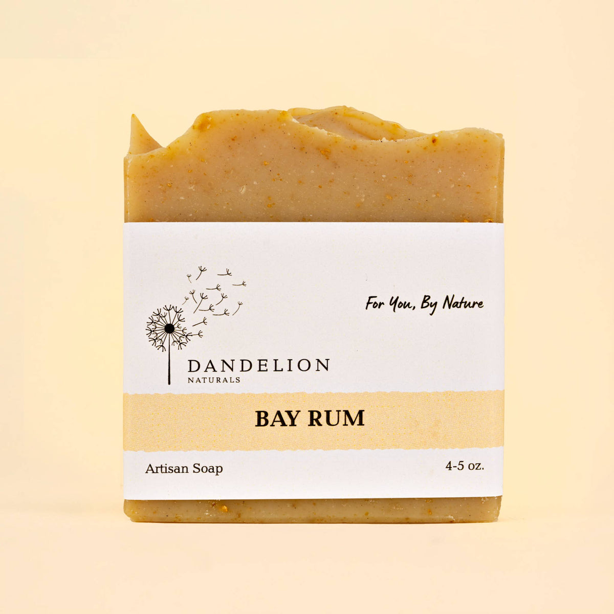 Dandelion Naturals - Bay Rum Bar Soap | Soap Bar for Men | Essential Oil Scented