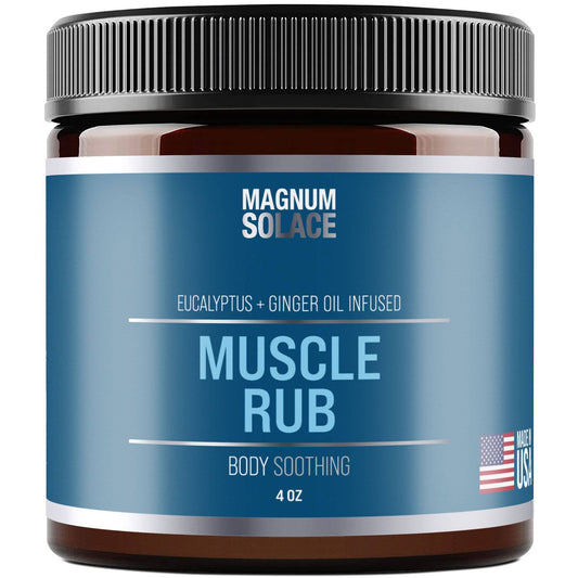 Magnum Solace - Natural Muscle Rub for Soreness, Joint Pain Relief