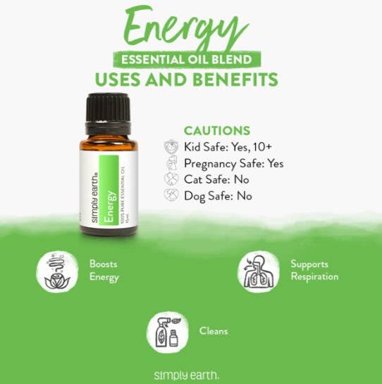 Simply Earth - Energy Essential Oil Blend