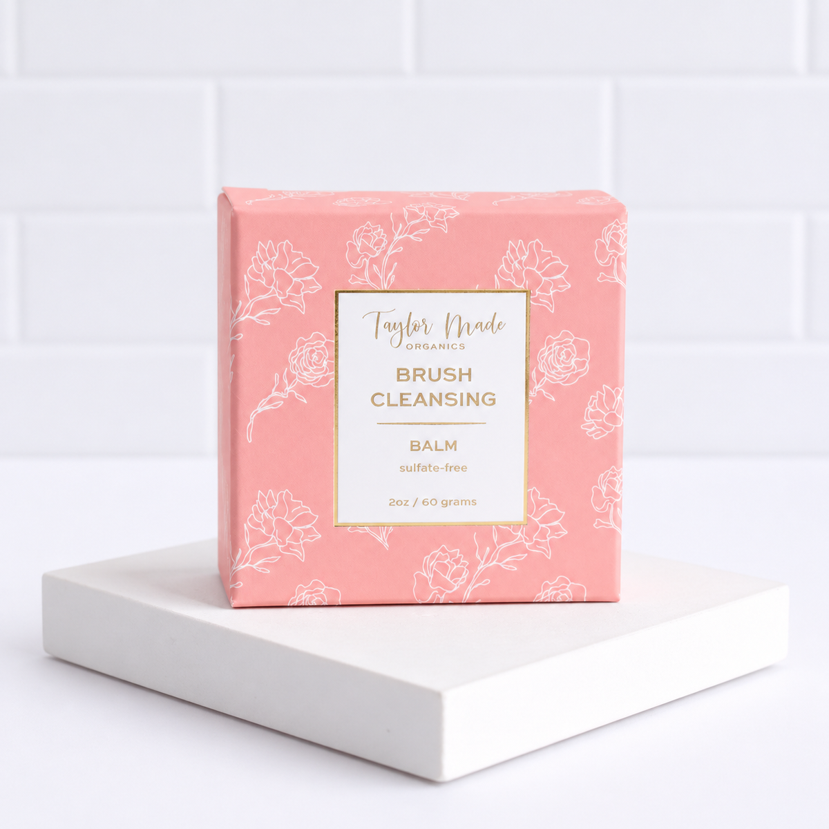 Taylor Made Organics - Brush Cleansing Balm – Vegan Makeup Brush Soap -Sulfate-Free