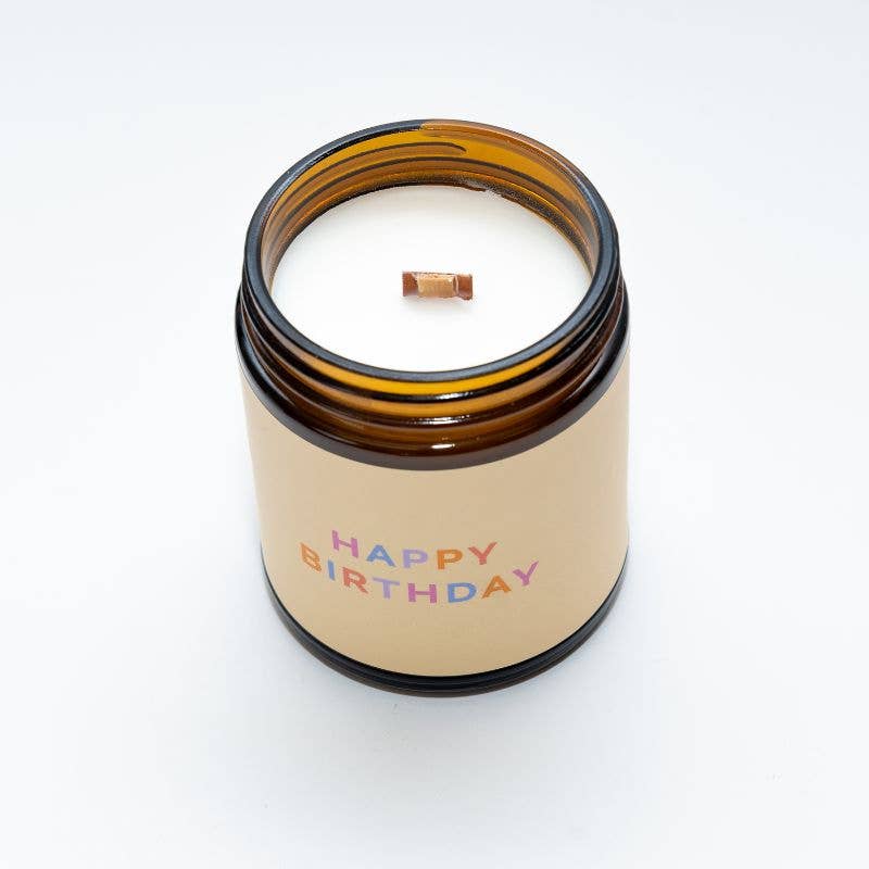 Fontana Candle Co. - Happy Birthday Beeswax & Essential Oil Celebrate Jar Candle