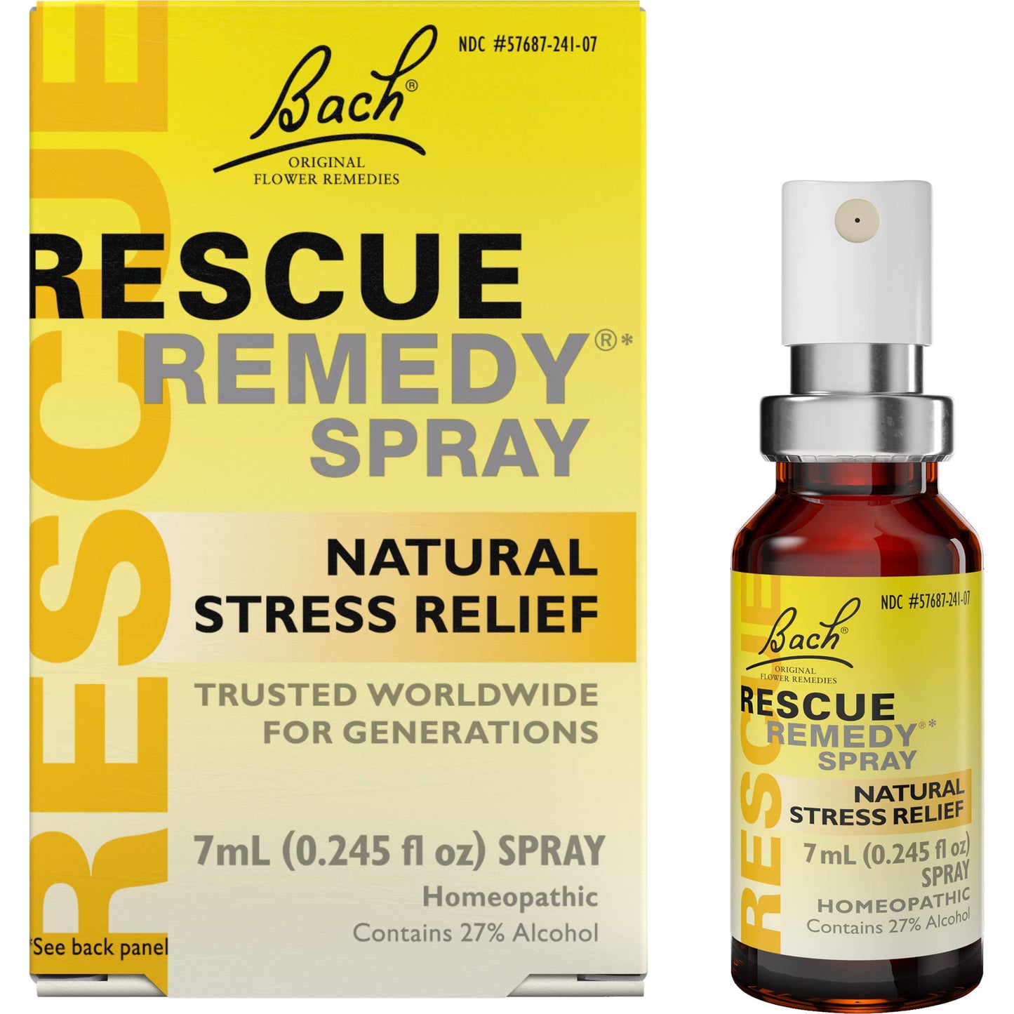 RESCUE & Bach Original Flower Remedies - Bach Rescue Remedy Natural Stress Relief Spray