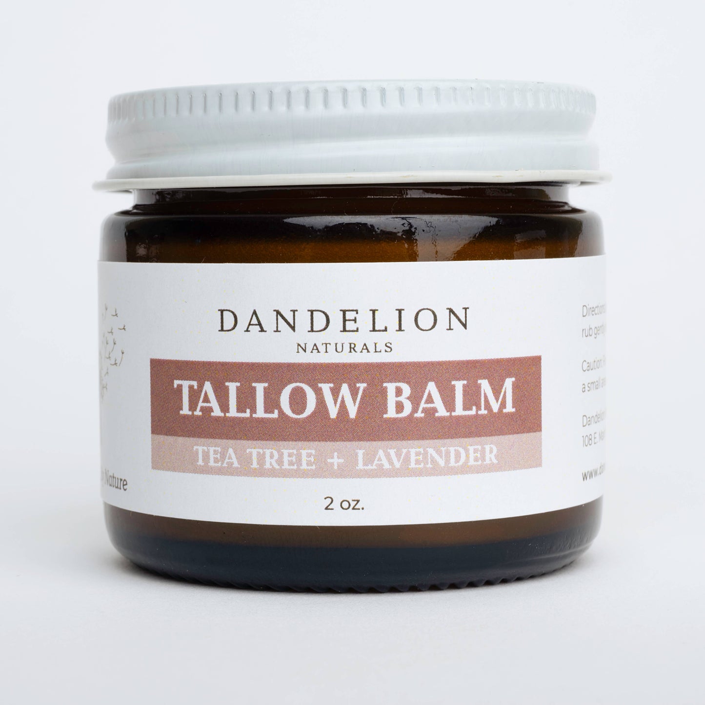 Dandelion Naturals - Tallow Balm with Organic Jojoba, Tea Tree & Lavender Oils