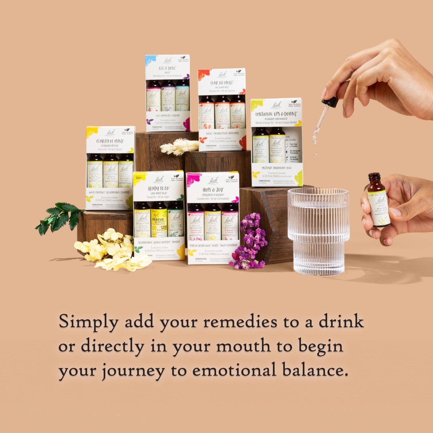 RESCUE & Bach Original Flower Remedies - Bach Original Flower Remedies, Clarity Of Mind Trio Kit