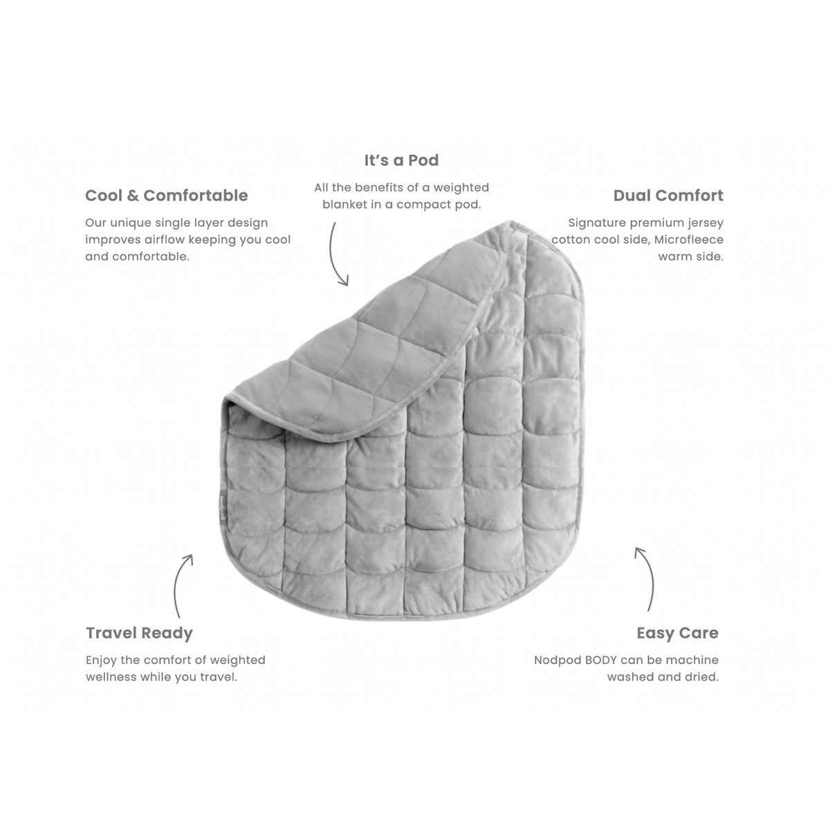 nodpod - Bone Nodpod BODY - Weighted Blanket