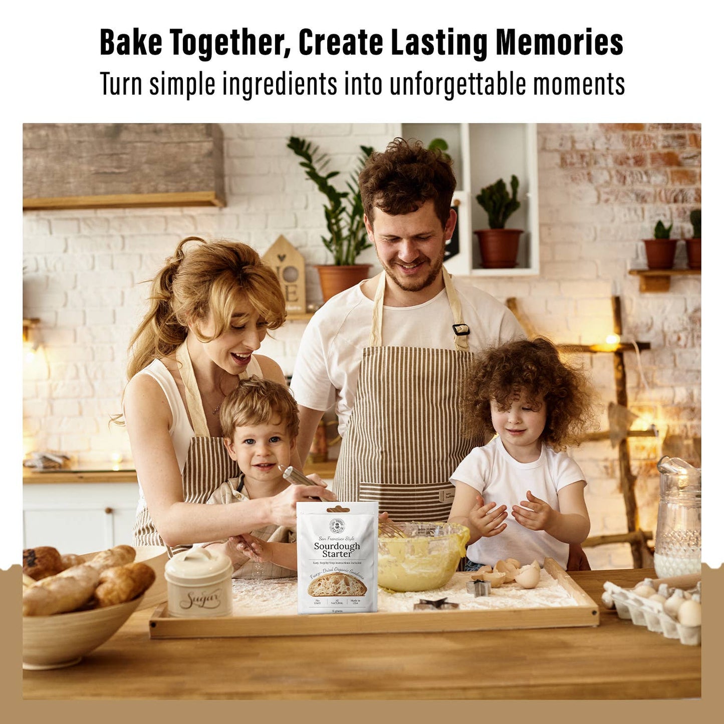 My Rustic Roots - Organic Non-GMO, Freeze Dried, Sourdough Starter. 12 gr NEW