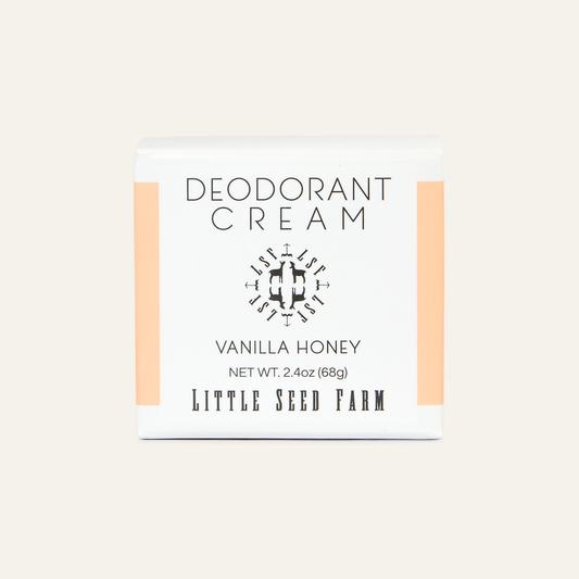 Little Seed Farm - Vanilla Honey Deodorant Cream - Spring Seasonal