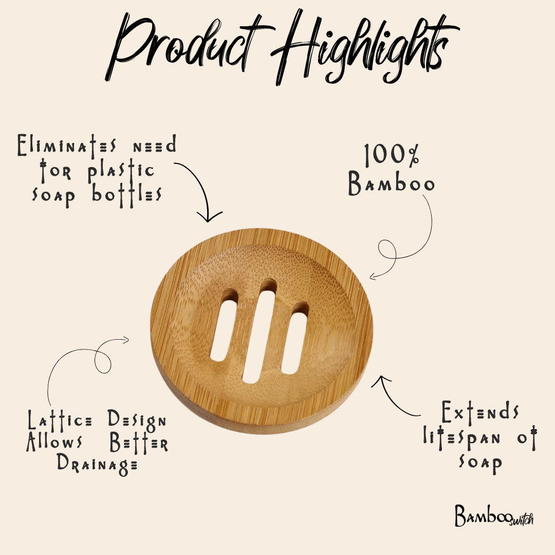Bamboo Switch - Bamboo Shower Steamer Circle Lift | Earth Day Bestseller