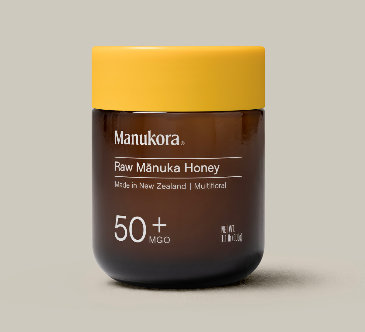 Manukora - Manukora MGO 50+ Multifloral Raw Manuka Honey (500g/1.1lb)
