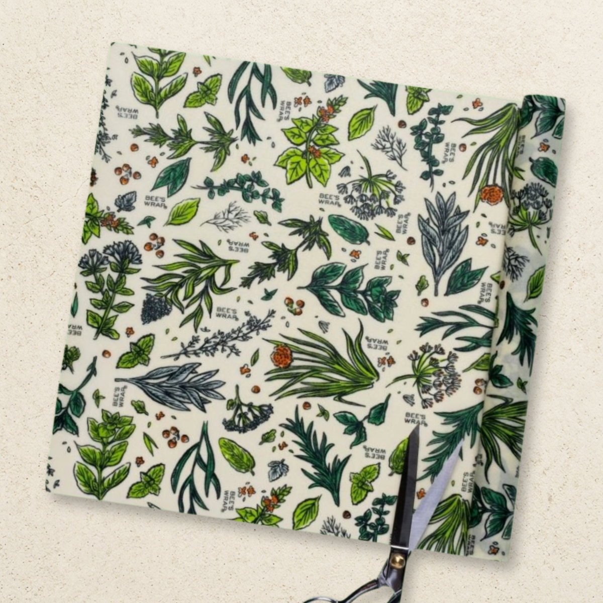 Bee's Wrap - Bees Wrap Reusable Beeswax Food Wrap Roll - Herb Garden