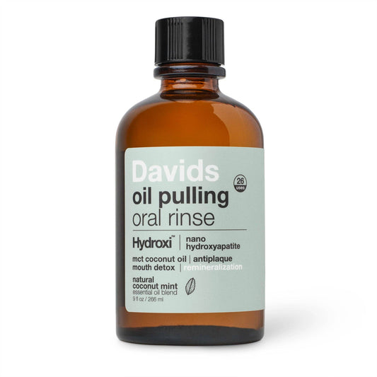 Davids Health Sciences, Inc - Davids Hydroxi™ oil pulling oral rinse w/ nano hydroxyapatite / 9oz