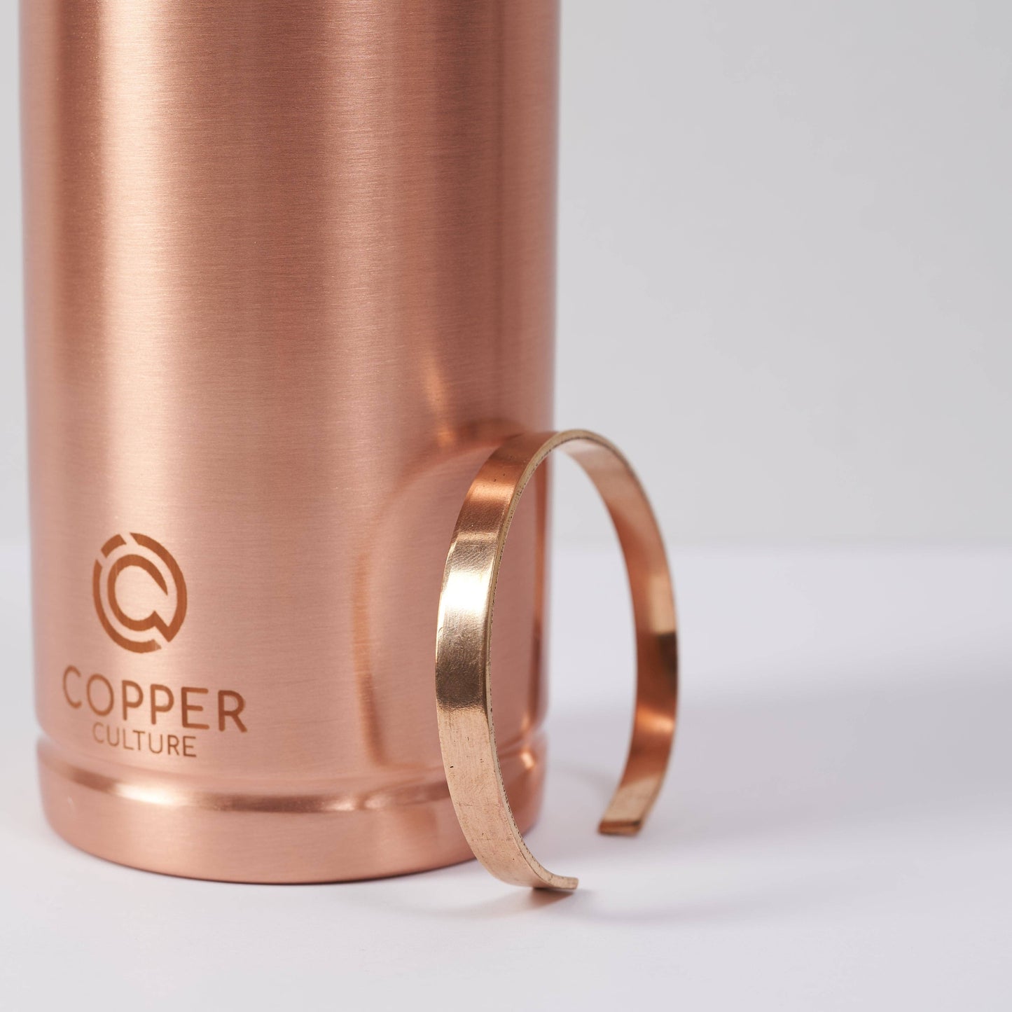 CopperCulture - Polished Copper Water Bottle 950ml