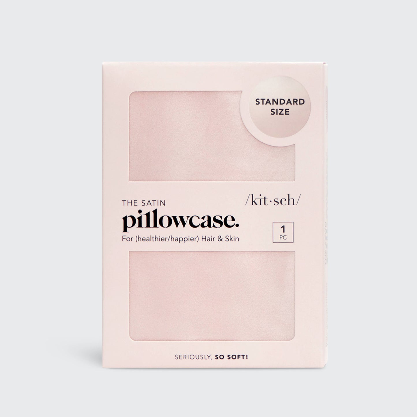 KITSCH - Satin Pillowcase Standard - Blush
