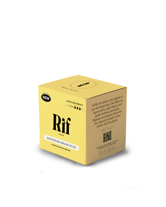 Rif Care - Super Absorbency Organic Non-Applicator Tampons (18 ct)